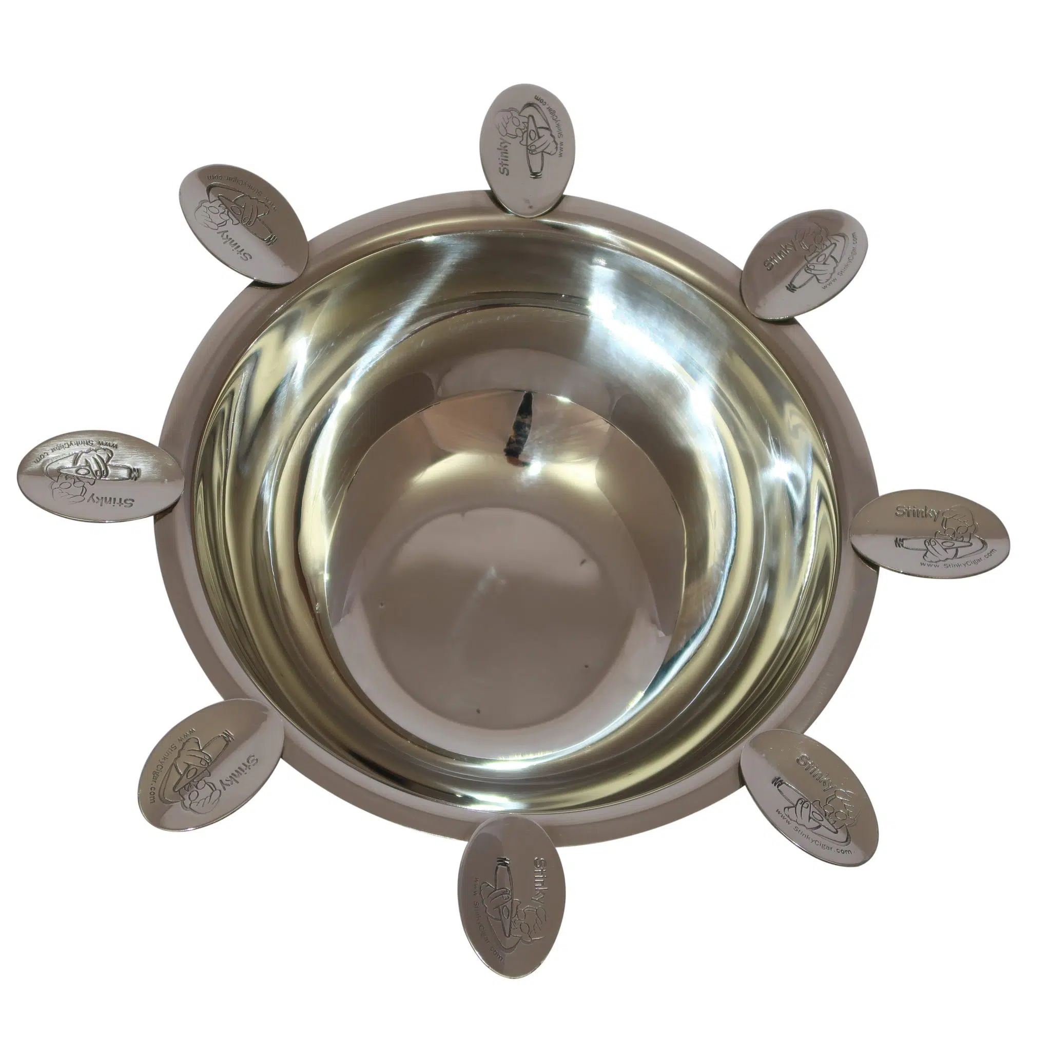 Metal ashtray - 8 cm