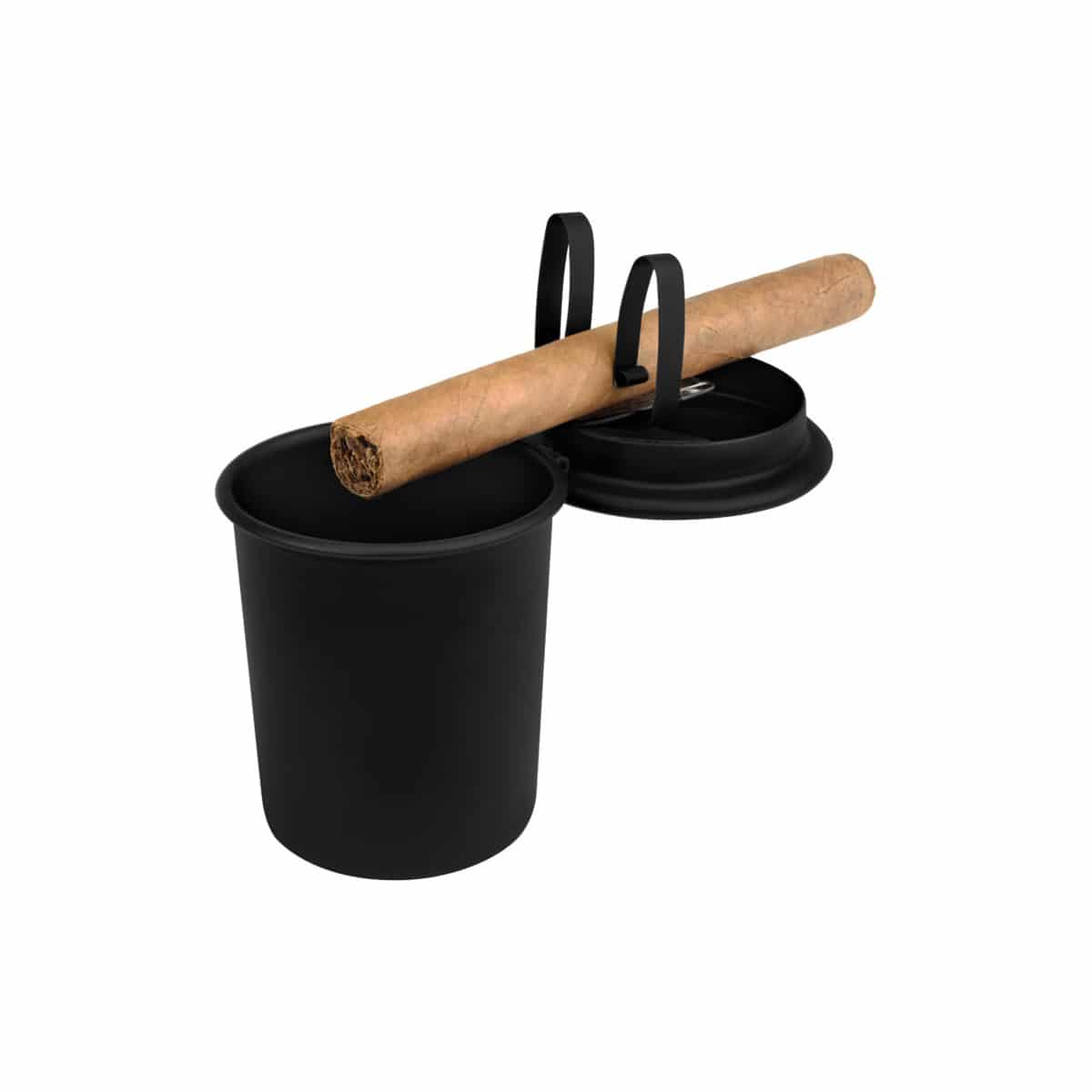Plastic Car Auto Cup Holder Friendly Ashtray Durable Black Cigar Ashtray 