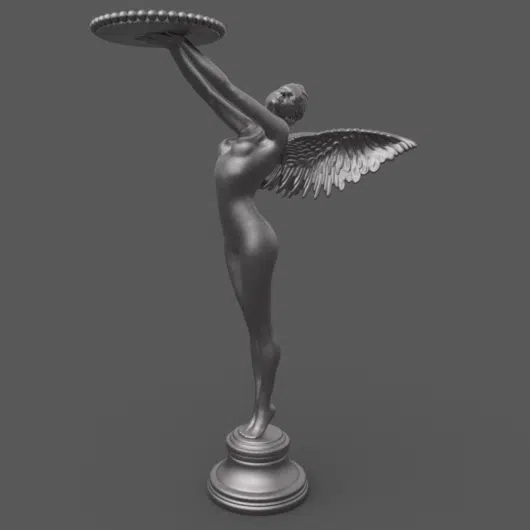 Art Deco Angel Stand