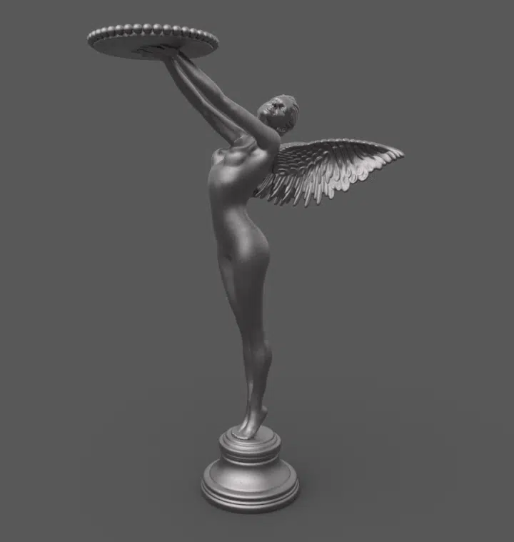 Art Deco Angel Stand